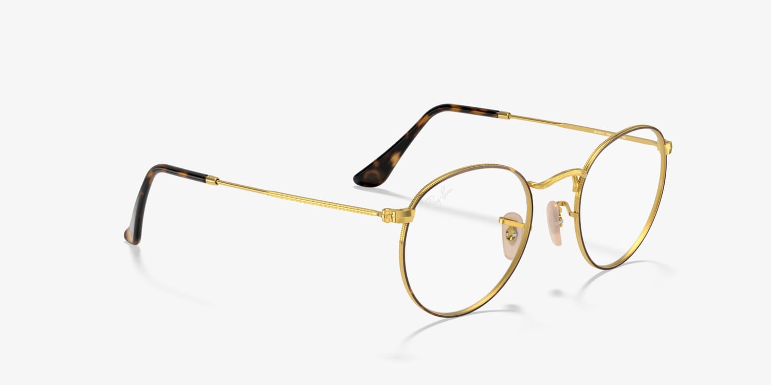 Ray-Ban RB3447V Round Metal Optics Eyeglasses | LensCrafters