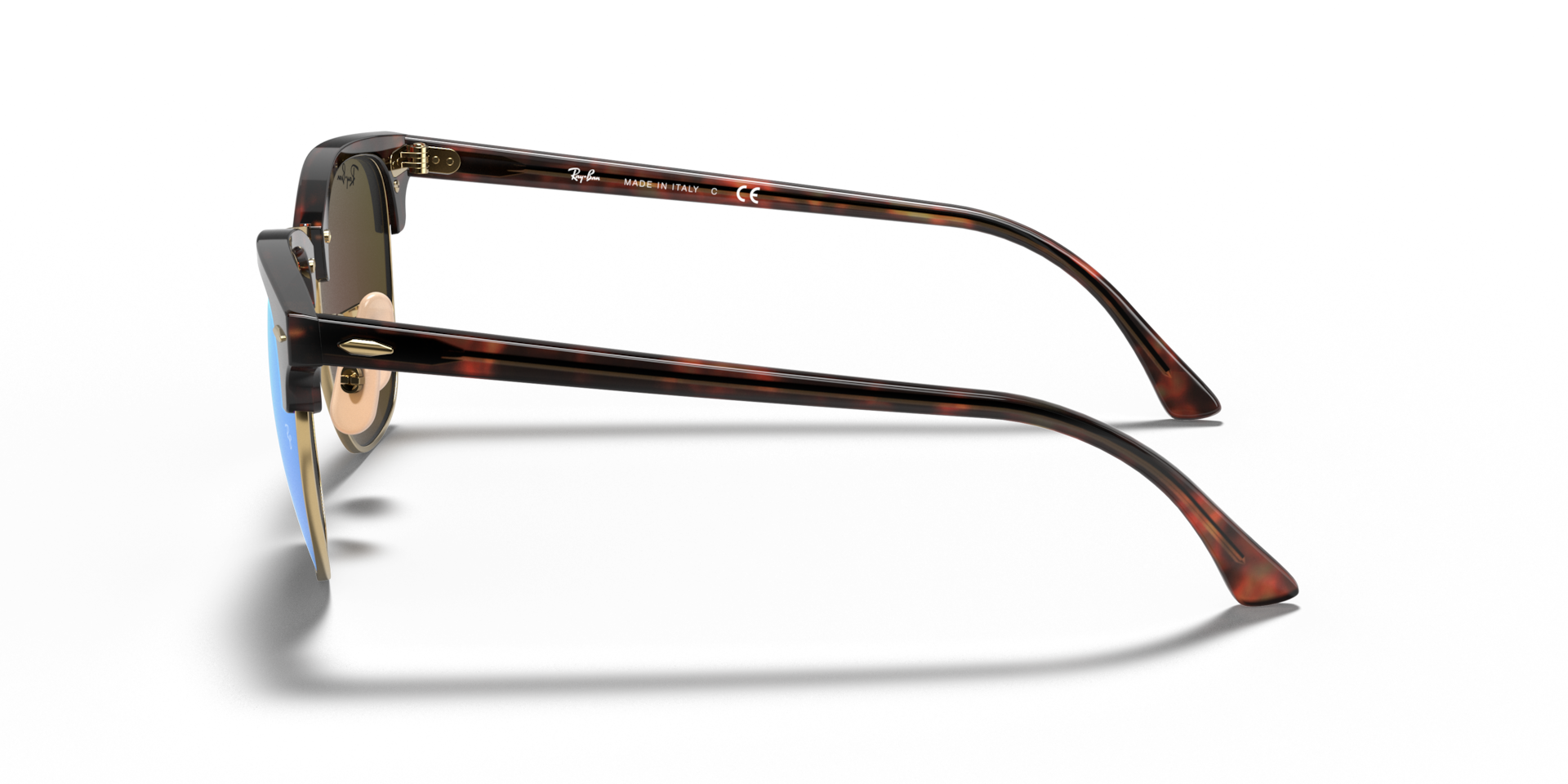 Ray-Ban RB3016 Clubmaster Flash Lenses Sunglasses | LensCrafters
