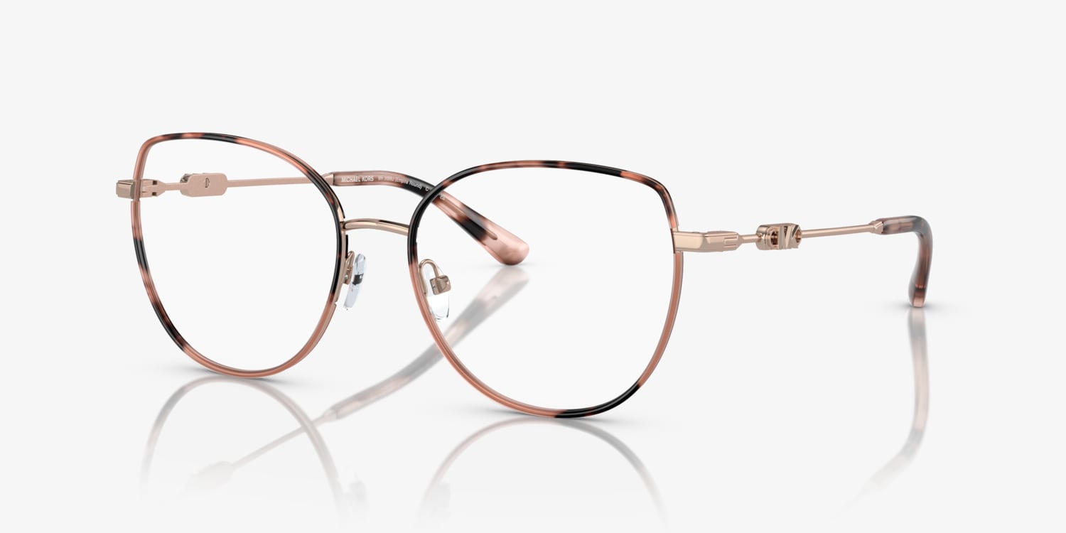 Michael Kors Rose Gold Metal Women\'s Eyeglass Frames Eyeglasses Michael Kors MK3076B Cordoba | Free Shipping  main image 4