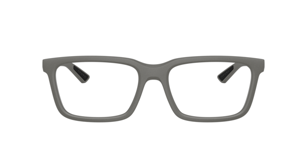 Prada Linea Rossa Men's Square Eyeglasses, Ps 02SV - Metal Gray