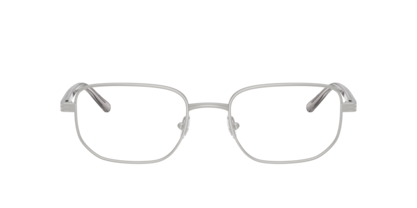 B by Brooks Brothers Men's Round Eyeglasses, BB1123 - Matte Silver