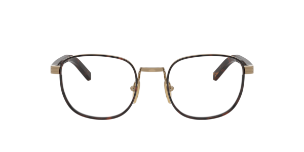Prada Men's Phantos Eyeglasses, Pr D50V - Gold, Havana