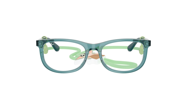 Ray-Ban Ray-Ban Star Wars™ – Grogu Mini New Wayfarer Optics Eyeglasses Petroleum Frame Clear Lenses Polarized 48-16