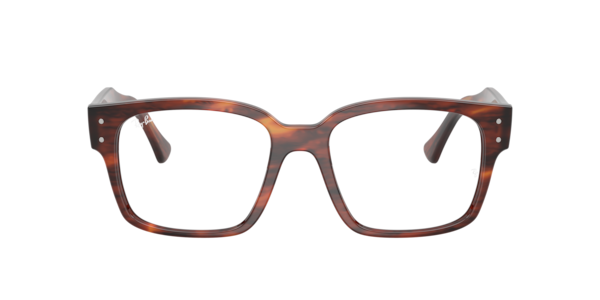 Ray-Ban Laurene Optics Bio-based Eyeglasses Striped Havana Frame Clear Lenses Polarized 51-18