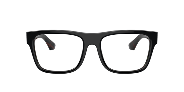 Burberry Men's Eyeglasses, BE2411 - Top Black On Vintage-like Check