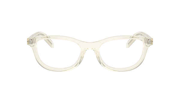 Prada Women's Oval Eyeglasses, Pr D01VU - Transparent Champagne