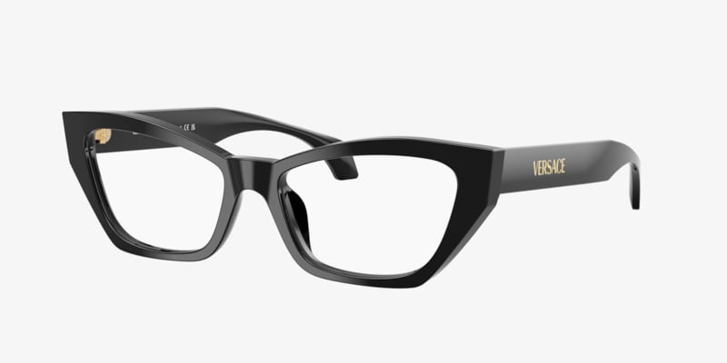 Versace VE3383 GB1 Black Cat Eye Women Eyeglasses Authentic NEW Versace VE 3383 Eyeglasses | FREE Shipping - Go-Optic.com main image 4