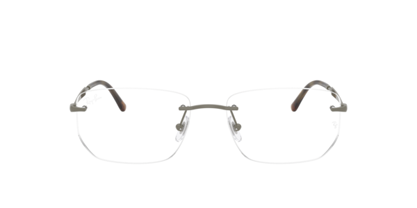 Ray-Ban Rb3768v Optics Eyeglasses Grey Frame Clear Lenses Polarized 56-17