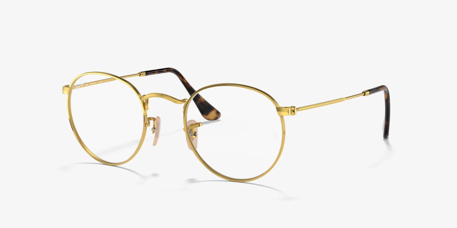 Ray-Ban RB3447V Round Metal Optics Eyeglasses | LensCrafters