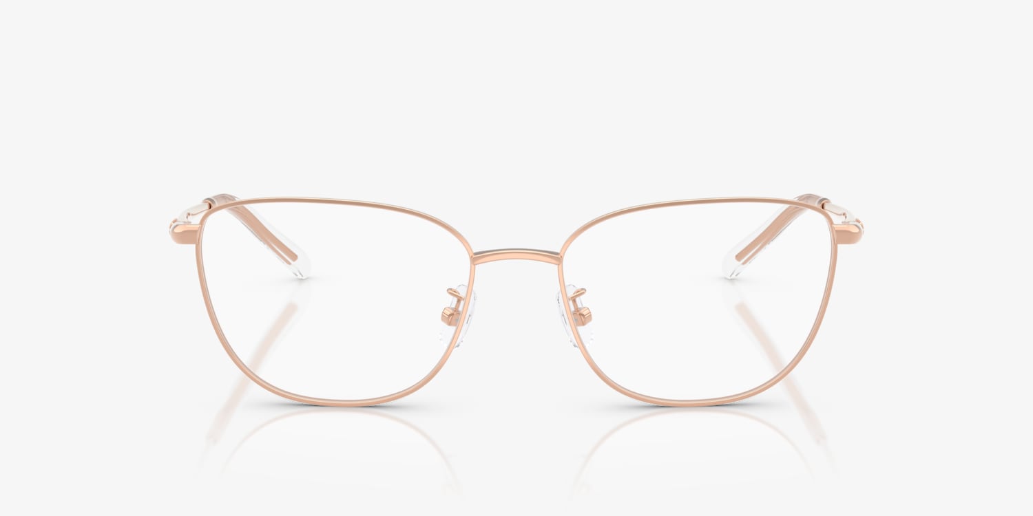 NEW TORY BURCH women\'s full rim round non-polarized eyeglasses in rose gold Tory Burch TY1088 pink , gold frame main image 3