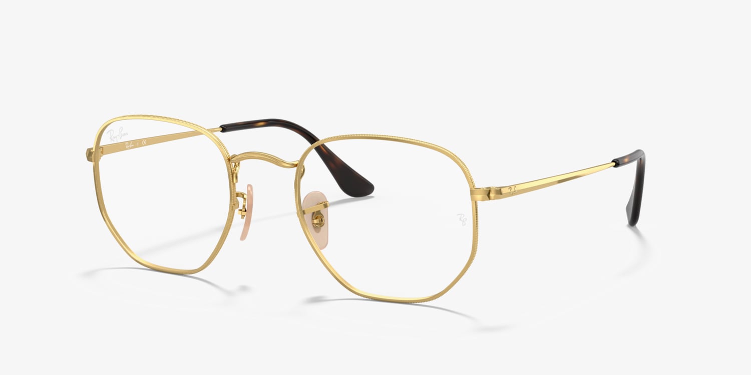 Ray-Ban RB6448 Hexagonal Optics Eyeglasses | LensCrafters