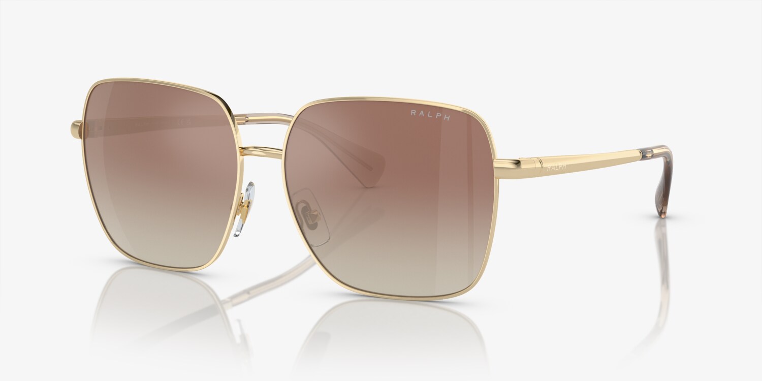 Ralph Lauren Ivory Aviator Sunglasses Frame with Replacement Lenses Polo Ralph Lauren PH2233 white frame main image 3