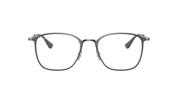 Ray-Ban RX6466 3102 Men's Glasses Grey Size 49 - Blue Light Block Available