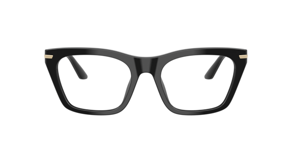 Emporio Armani Women's Cat Eye Eyeglasses, EA3283BU - Shiny Black