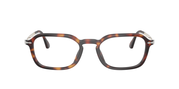 Persol PO3381V 24 Men's Glasses Tortoiseshell Size 52 - Free Lenses - Blue Light Block Available