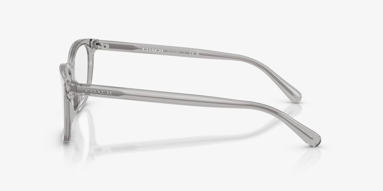 Coach HC6139U HC 6138U 5176 Transparent Grey Eyeglasses; 53/15/140 FRAMES ONLY‎ Coach HC6139U HC 6138U 5176 Transparent Grey | Mercari main image 2