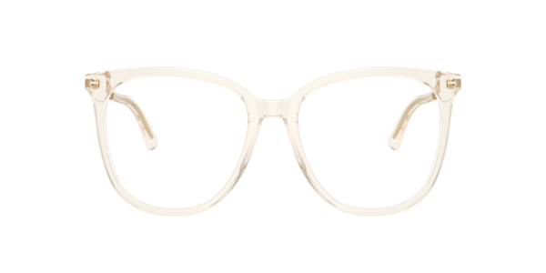 Jimmy Choo Women's Phantos Eyeglasses, JC3060 - Transparent Beige