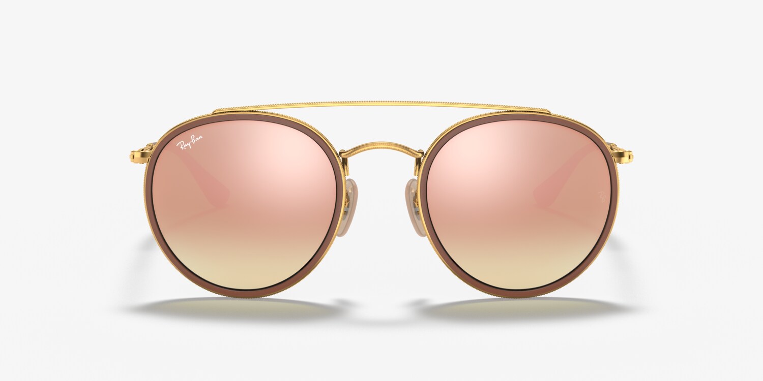 Ray-Ban RB3647N Round Double Bridge Sunglasses | LensCrafters