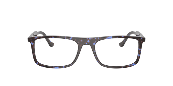 Ray-Ban Rb5440 Optics Eyeglasses Havana Blue Turtle Frame Clear Lenses Polarized 55-18