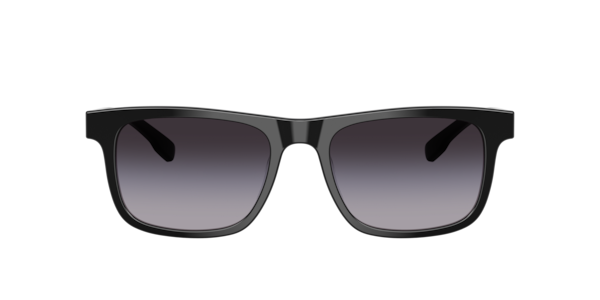 B by Brooks Brothers Rectangle Gradient Men's Sunglasses BB5064U - Black