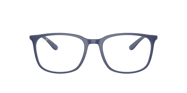 Ray-Ban Rb7199 Optics Liteforce Eyeglasses Blue Frame Clear Lenses Polarized 56-18
