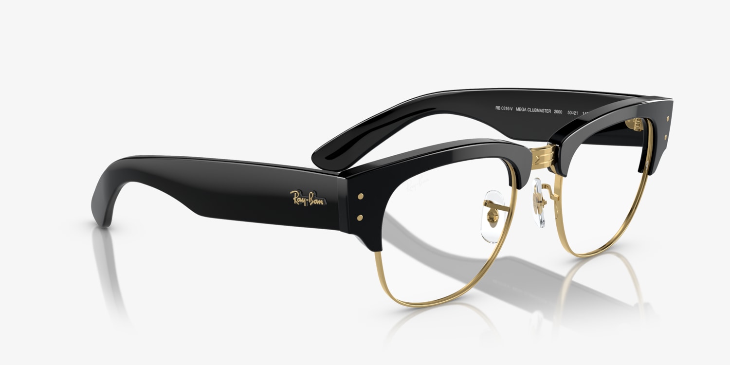 Ray-Ban RB0316V Mega Clubmaster Optics Eyeglasses | LensCrafters