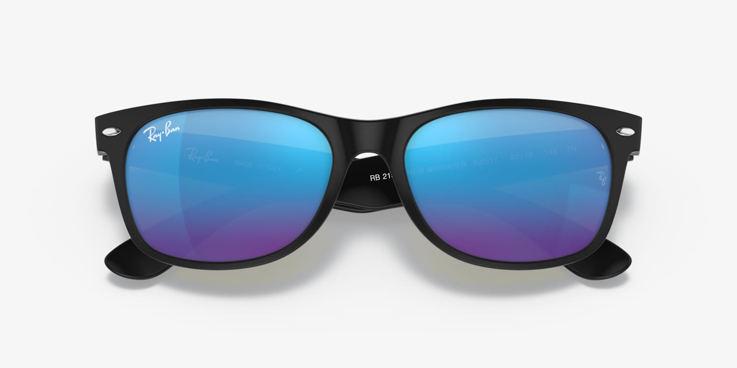 Ray-Ban RB2132 New Wayfarer Flash Sunglasses | LensCrafters