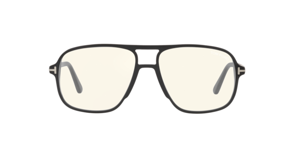 Tom Ford FT5737-B 002 Blue-Light Block Men's Glasses Black Size 56 - Free Lenses - Blue Light Block Available