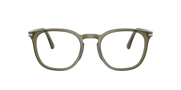 Persol PO3318V 1142 Men's Glasses Green Size 49 - Free Lenses - Blue Light Block Available