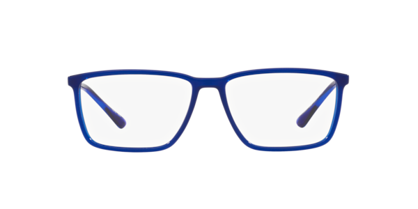 Lens Crafters Men's Rectangle Eyeglasses, EC3501 - Blue