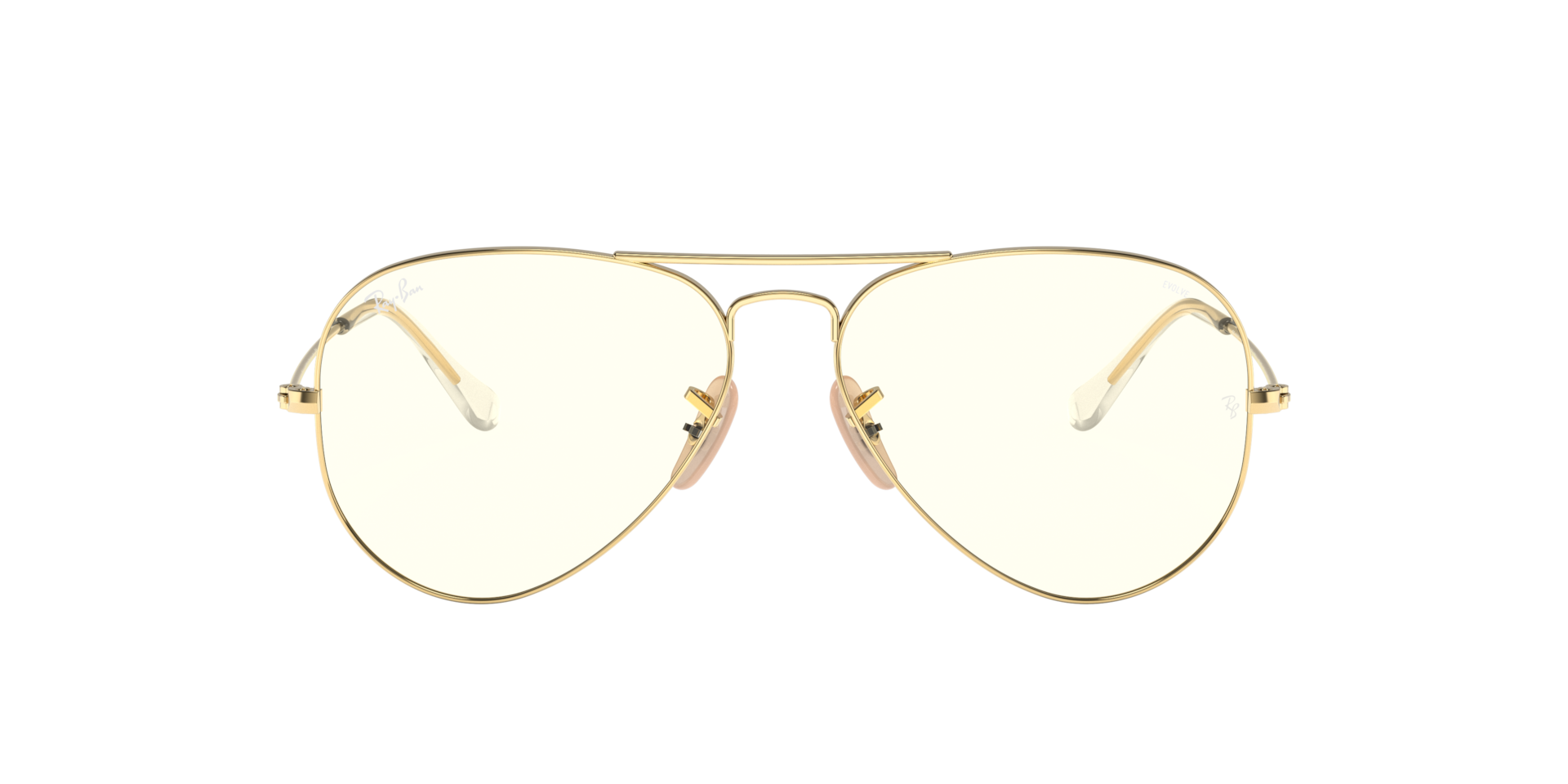 Ray-Ban RB3025 Aviator Clear Evolve Sunglasses | LensCrafters