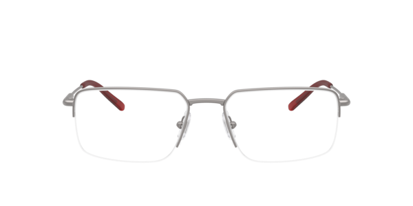 Arnette Men's Rectangle Eyeglasses, AN6152 - Matte Gunmetal