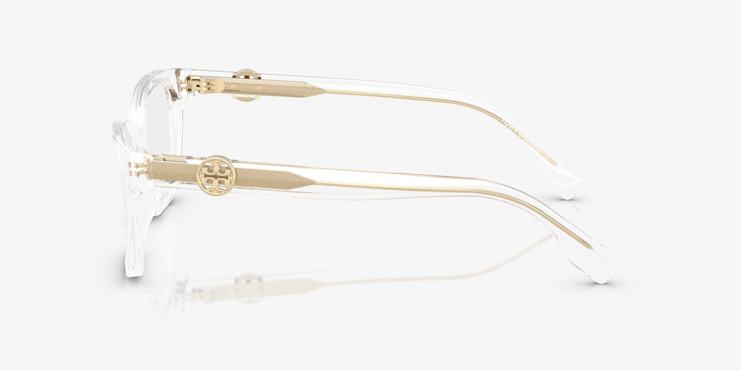 Tory Burch Clear-Frame Sunglasses NWT. Eyeglasses Tory Burch TY2147U | Free Shipping | Glasses.com® main image 4