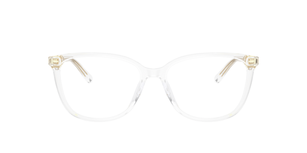 Michael Kors Women's Santa Clara Rectangle Eyeglasses, MK4067U55-o - Transparent
