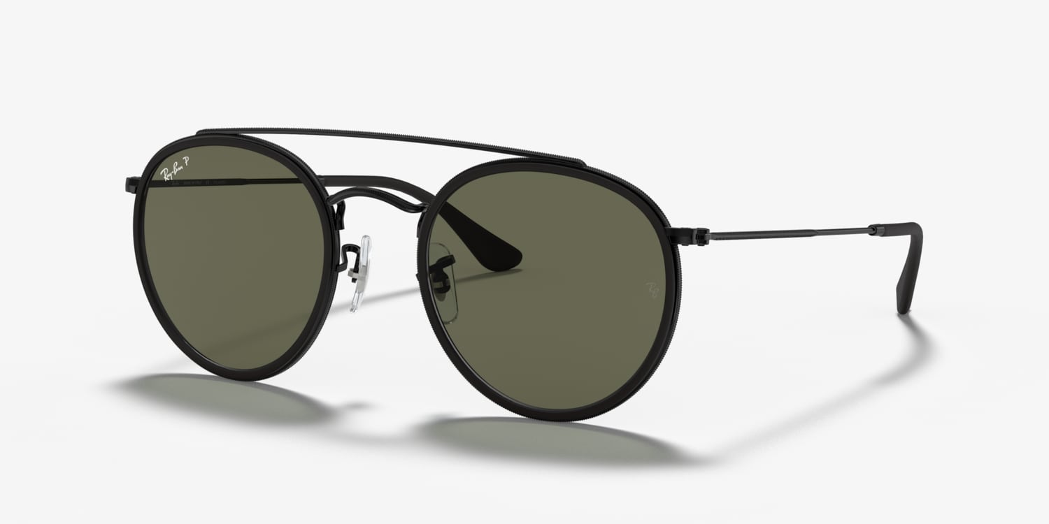 Ray-Ban RB3647N Round Double Bridge Sunglasses | LensCrafters
