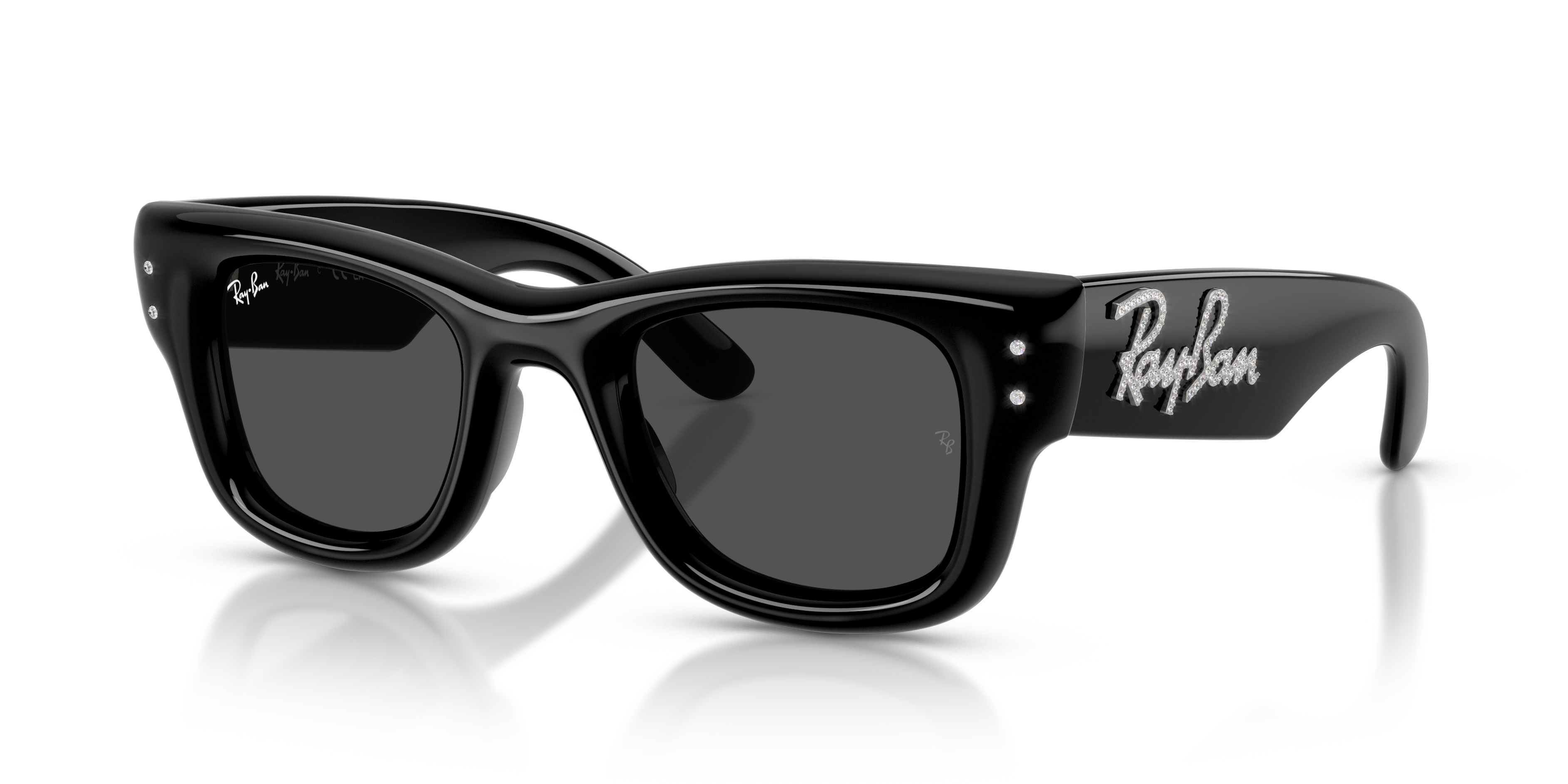RB4940B Wayfarer Puffer Crystal Edition