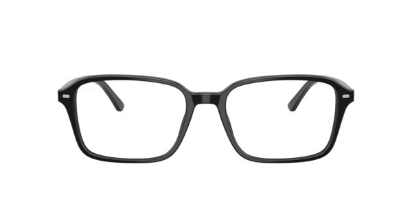 Ray-Ban Raimond Optics Eyeglasses Black Frame Clear Lenses Polarized 56-18