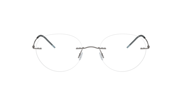 Giorgio Armani Men's Rimless Eyeglasses, AR5147 - Matte Gunmetal