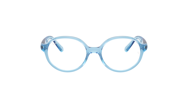 Ray-Ban Rb1905 Optics Kids Bio-based Eyeglasses Transparent Blue Frame Clear Lenses Polarized 44-15