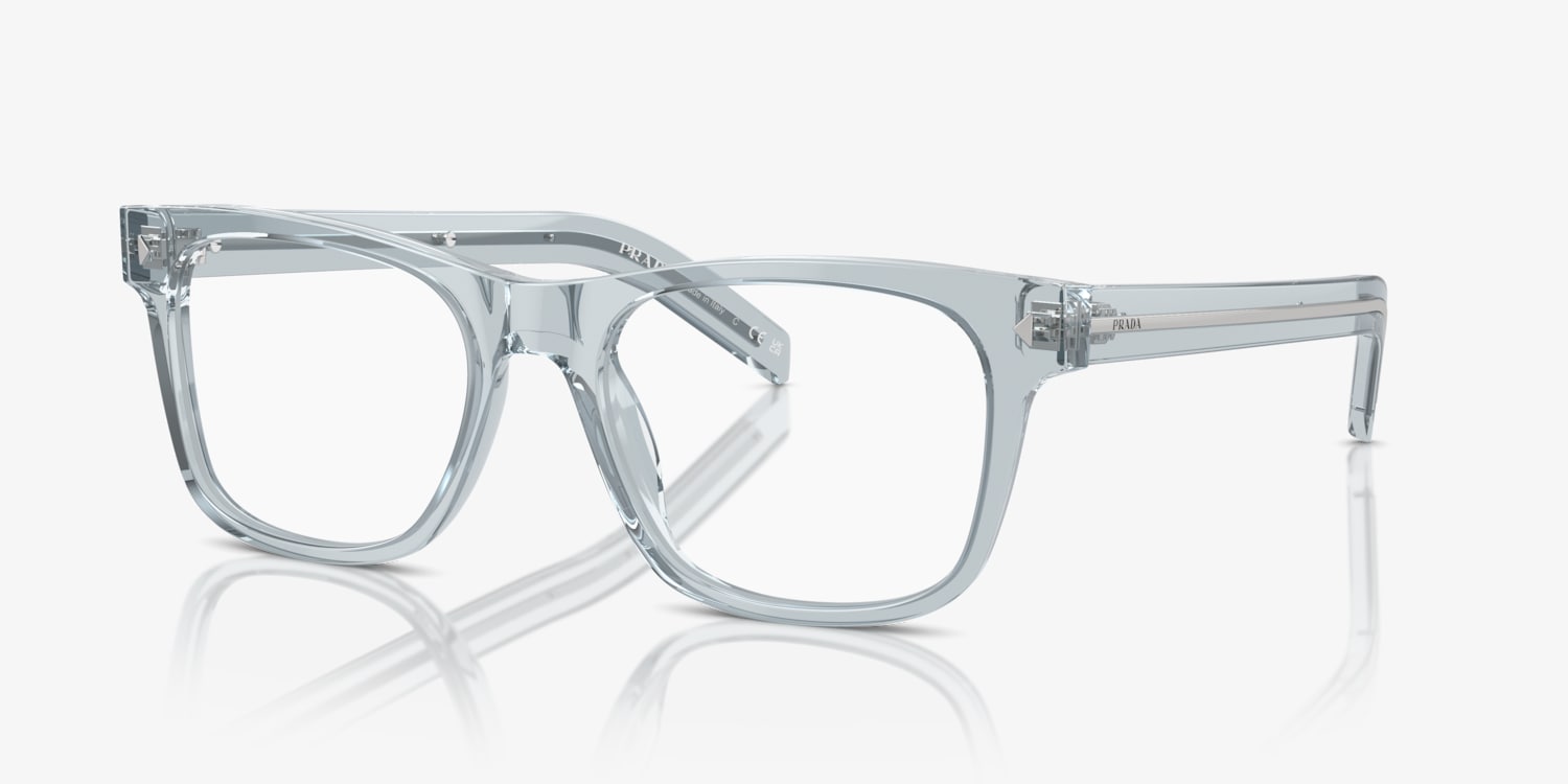 メガネ・老眼鏡 Archive PRADA halfrim eye glasses silver Prada PR A13V Eyeglasses | LensCrafters