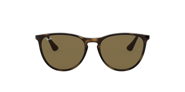 Ray-Ban Jr. Erika RJ9060S Mirror Sunglasses for Kids - Matte Rubber Havana/Brown Classic B