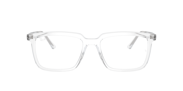 Ray-Ban Alain Optics Eyeglasses Transparent Frame Clear Lenses Polarized 54-18