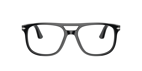 Persol Unisex Greta Eyeglasses, PO3329V - Black