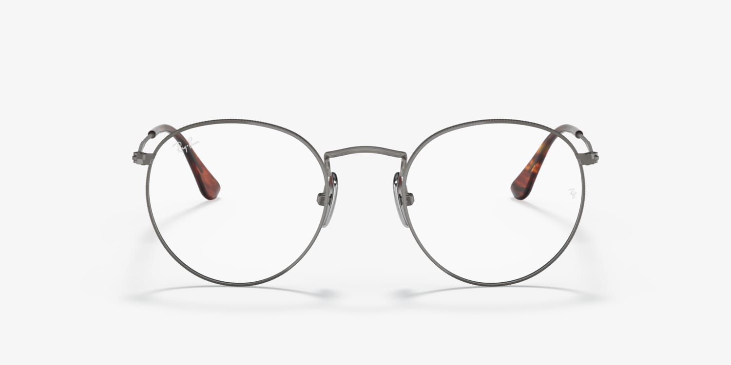 Ray-Ban RB8247V Round Titanium Optics Eyeglasses | LensCrafters