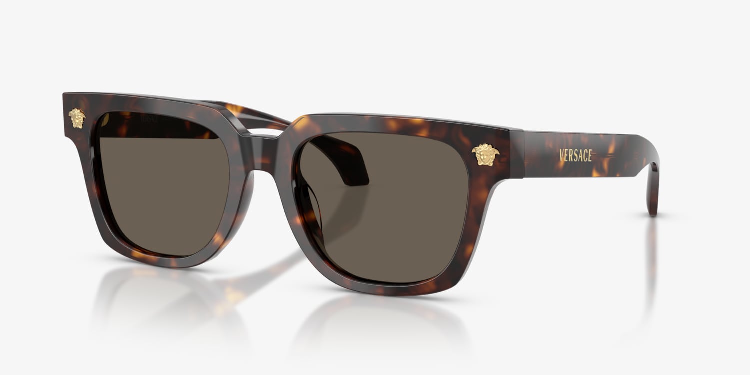 Versace VE4510U GB1/8E Unisex Square Sunglasses – Black / Green Sunglasses Versace VE4510U GB1/8E 8056262760116 Frame color  main image 2