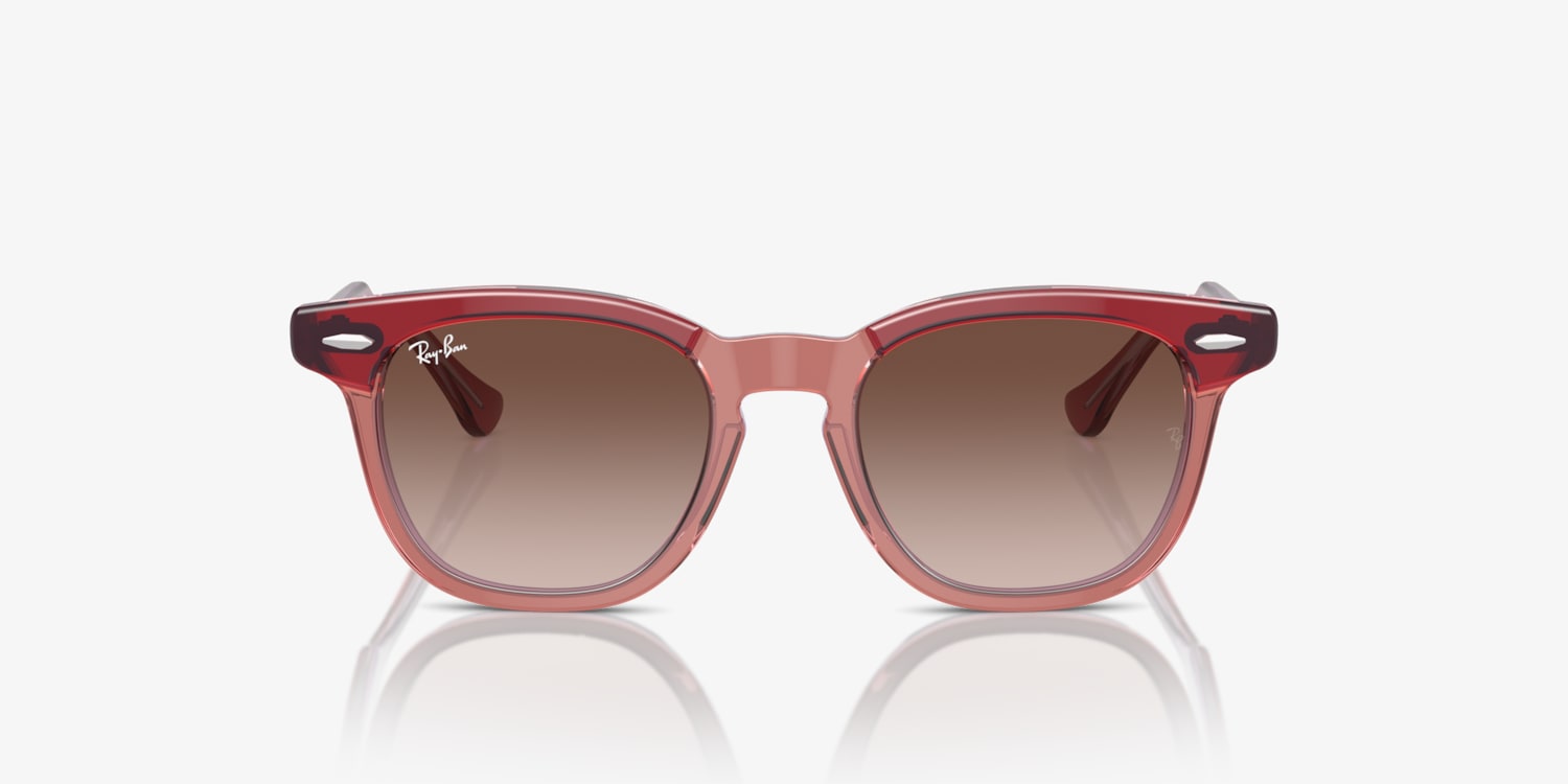 Ray-Ban ラウンドサングラス レッド Ray-Ban RB9098S Kids Sunglasses | LensCrafters