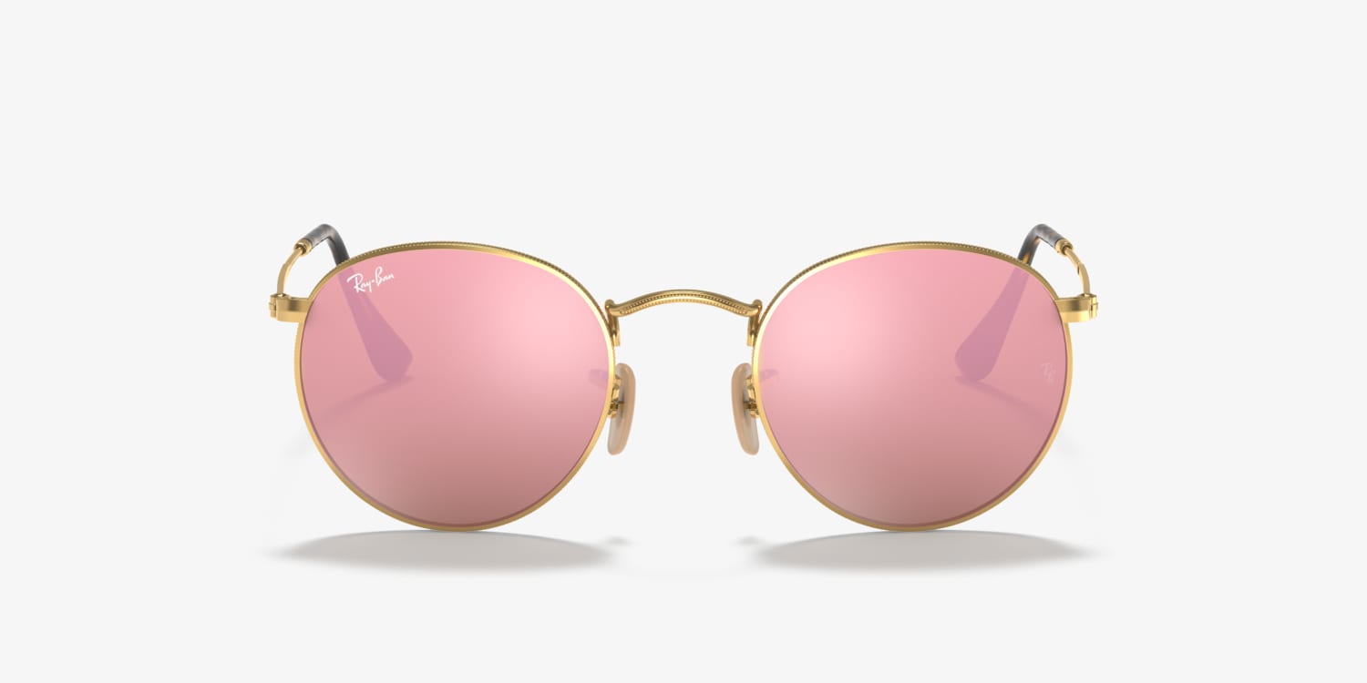 Ray-Ban RB3447N Round Flat Lenses Sunglasses | LensCrafters