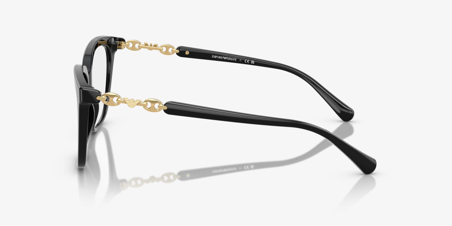 ?️Made in Italy! Emporio Armani 500 238 Eyeglasses 48/17 140 /KAK538?️​​ Emporio Armani EA3248 black frame main image 4