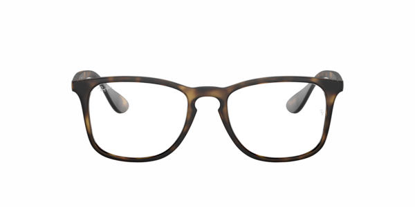 Ray-Ban Rb7074 Optics Eyeglasses Tortoise Frame Clear Lenses Polarized 52-18
