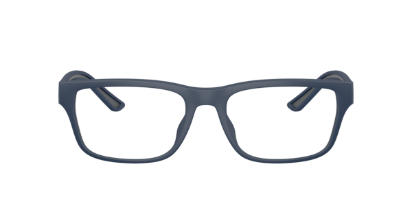 Emporio Armani Men's Pillow Eyeglasses, EA3276U - Rubberized Matte Blue